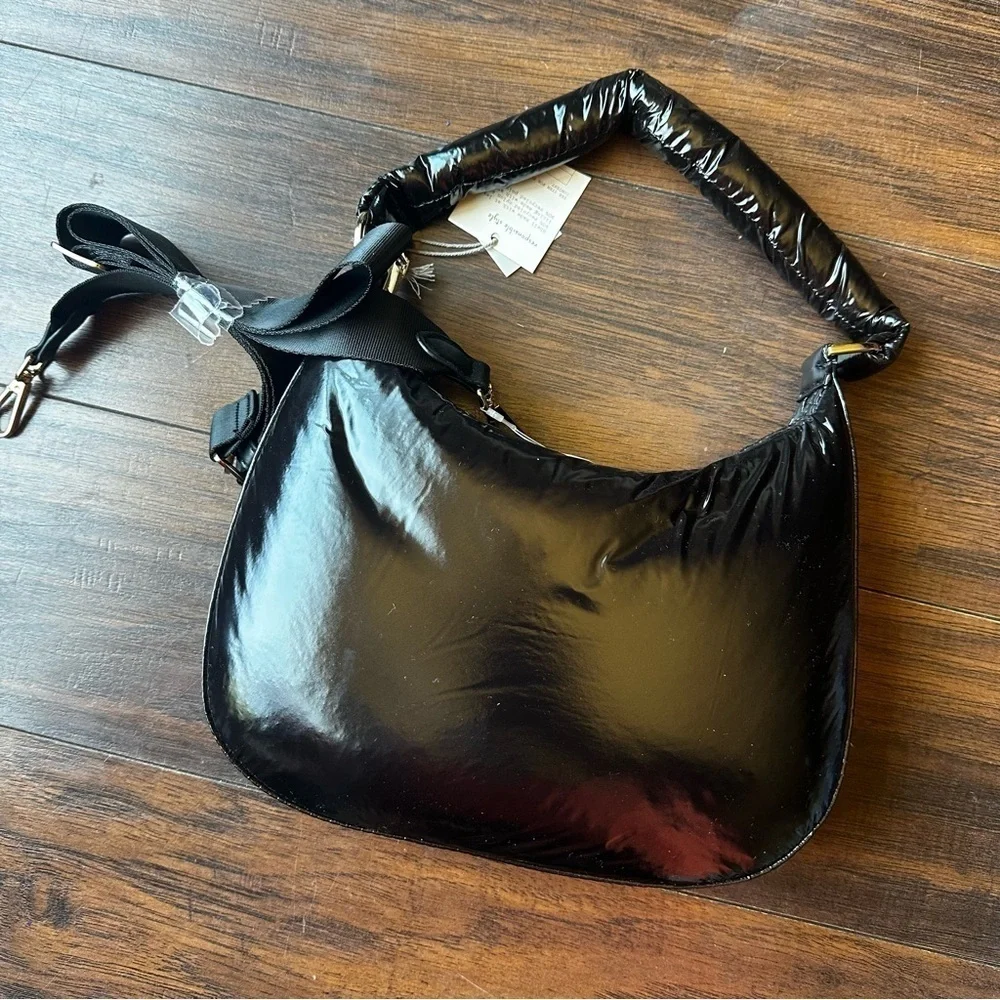 A New Day Faux Leather Modern Shoulder Bag
